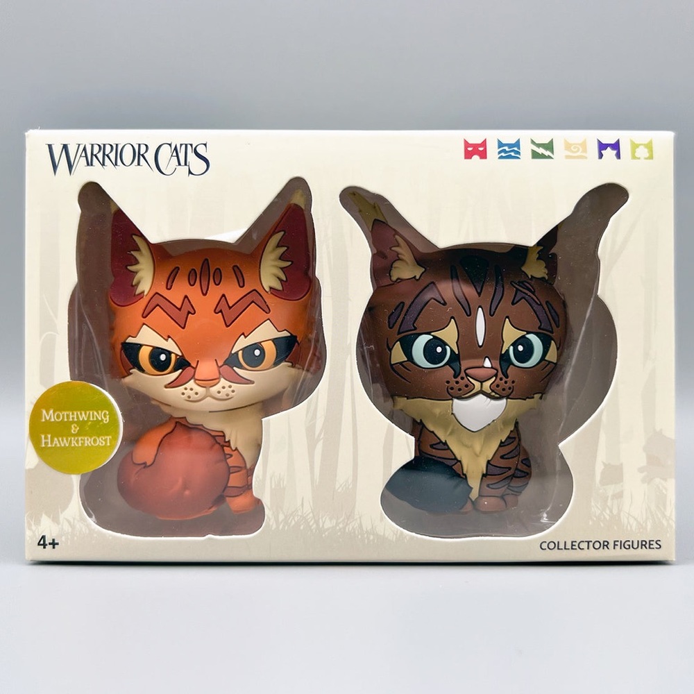 ‼️NEW‼️Mothwing and Hawkfrost❤️WARRIOR CATS❤️Mini Collector Figures (Series 4)❤️